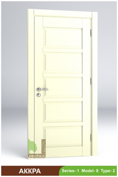 The interior doors of the selected array of wood  Akkra